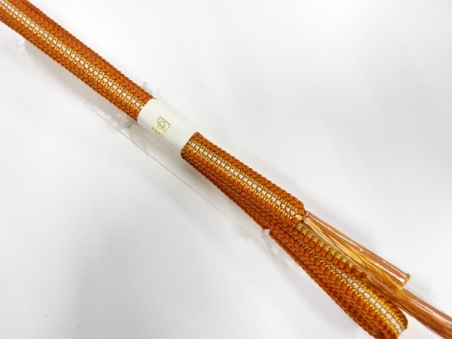 未使用品　正絹　手組帯締め